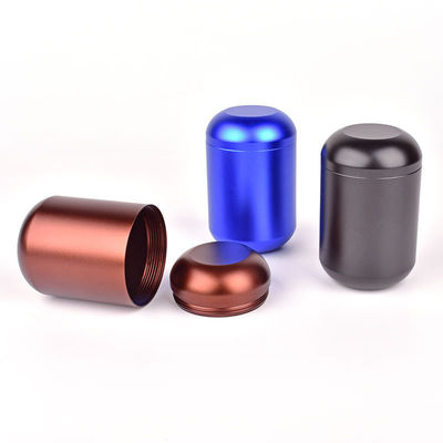 Capacité personnalisée en aluminium métallique bouteille de thé scellée pour mini café à la feuille de thé