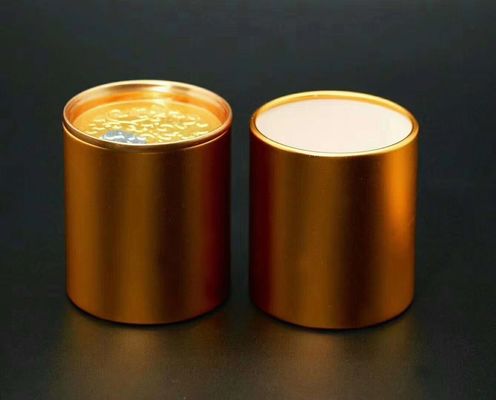 Capacité personnalisée en aluminium métallique bouteille de thé scellée pour mini café à la feuille de thé