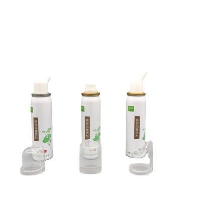 Boîte de pulvérisation rechargeable en aluminium imprimée sur mesure vide 20ml 25ml 30ml 40ml 50ml 60ml 110ml