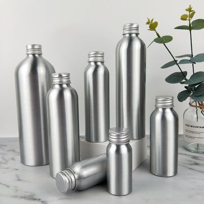 Bouteille en aluminium de couleur personnalisée de 500 ml pour emballage et bouteille d'eau vide rechargeable