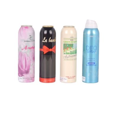 Taille personnalisée Accepté Durable Aluminium peut vider Aluminium Aerosol Spray pour personnalisé