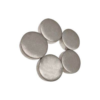 6 mm de diamètre Disque rond en aluminium blanc argenté non allié pour palettes pliantes 1070 Slug