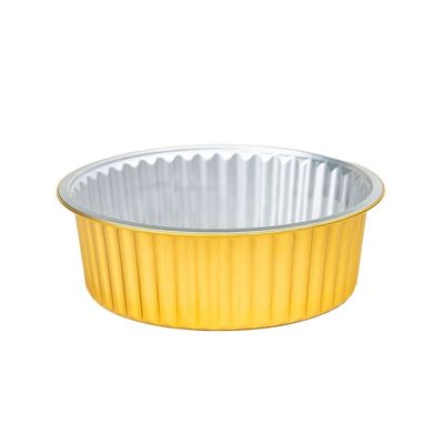 Contenant d'emballage alimentaire jetable d'une capacité de 3000 ml et en feuille d'aluminium empilable