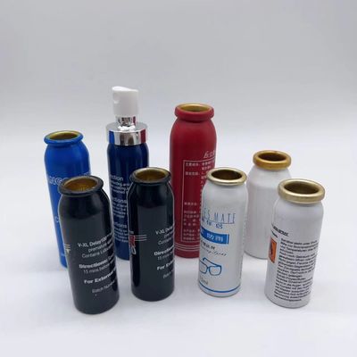 Taille personnalisée durable Bouteilles d'aluminium acceptées pour la beauté Aérosol Spray Can 80ml 100ml