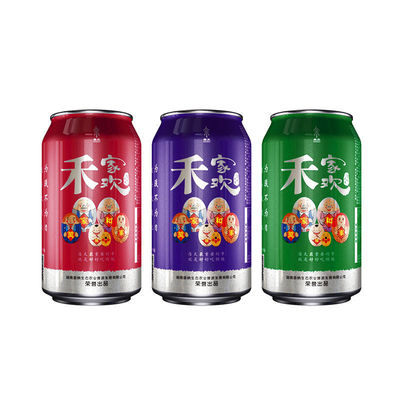 Design personnalisé Cannes en aluminium 250ml 330ml 355ml 500ml Couleur personnalisée pour le soda