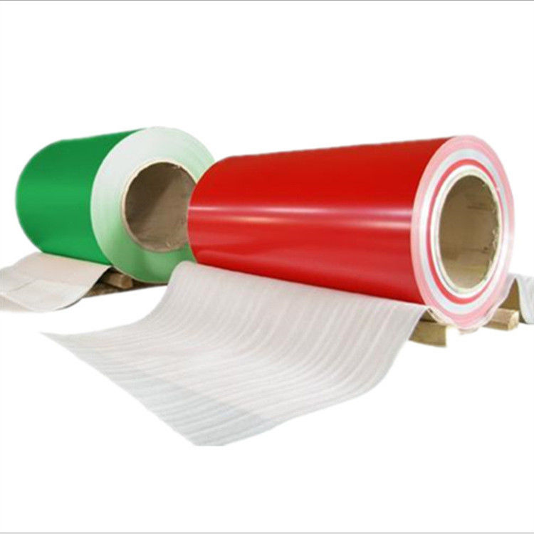 Largeur personnalisée Absolument abordable Peinture 100-2000mm Couche de rouleau de bobine d'aluminium couleur