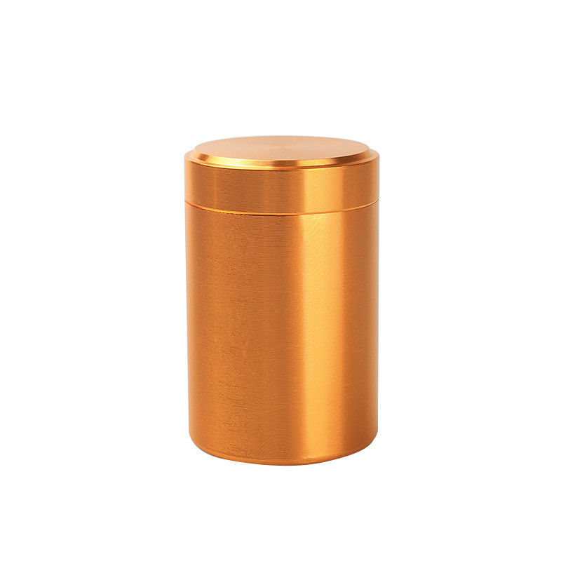 Étain métallique en aluminium pour stockage rond vide sur mesure d'huiles de baume et de concentrés de thé