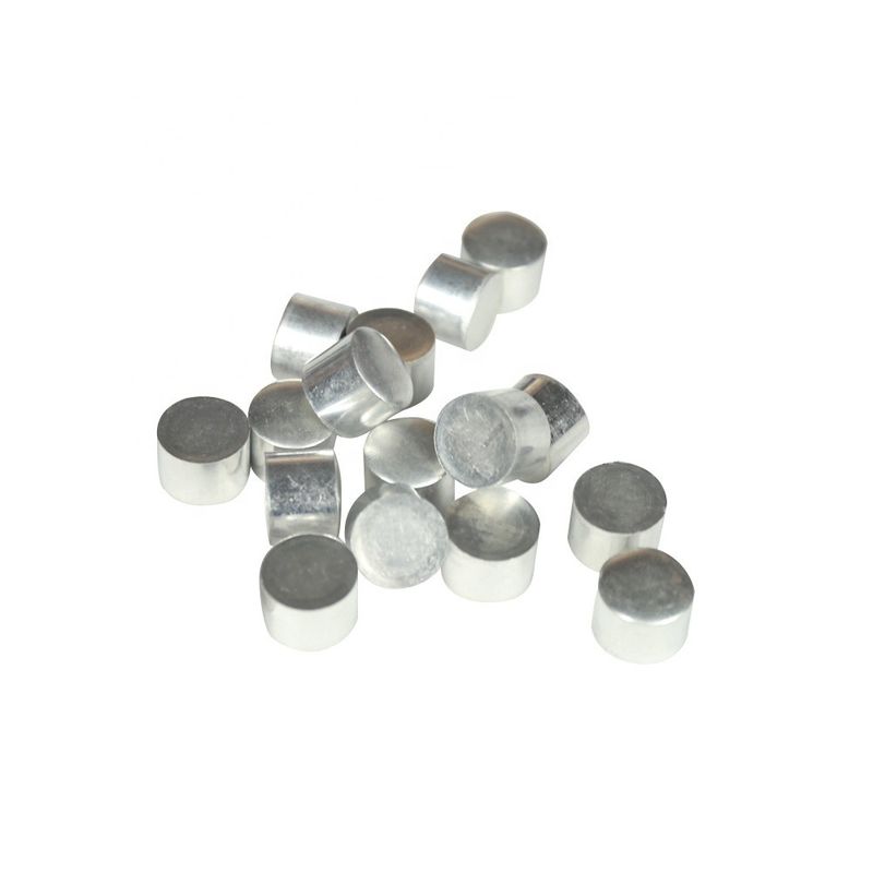6061 Slug métallique d'aluminium en argent blanc pour particules d'aluminium non en poudre