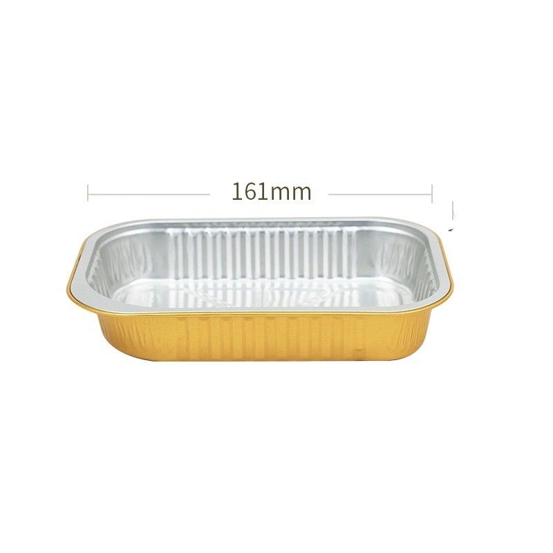 Pâtes en feuille ronde épaissie en feuille d'aluminium pour les aliments, servies sur commande