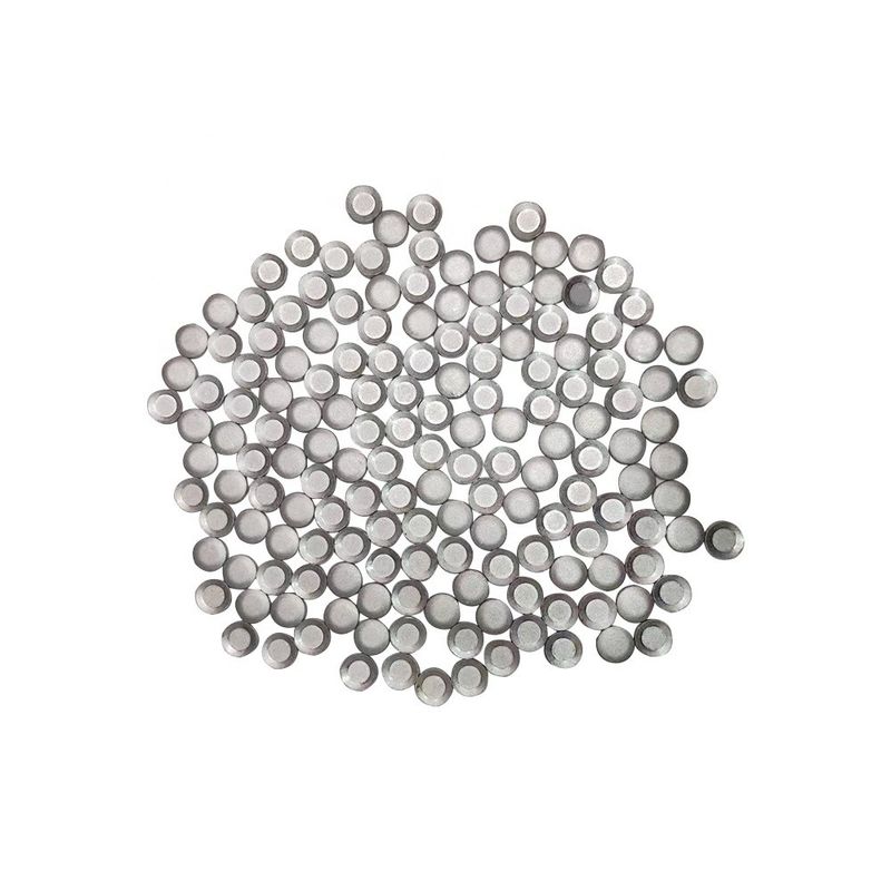 990,7% de pureté Délicat granules d'aluminium à découpe industrielle avec ou sans trou